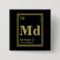 The Element of You! Custom Name Gold Periodic