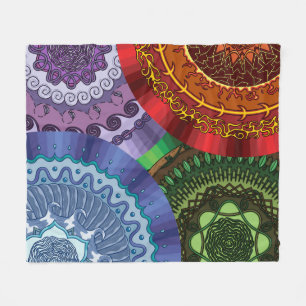 The Elements Mandalas Fleece Blanket