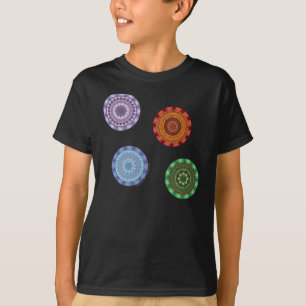 The Elements Mandalas Kid's and Baby Dark Shirt