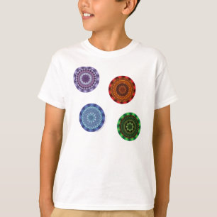 The Elements Mandalas Kid's and Baby Light Shirt