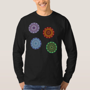The Elements Mandalas Men's Dark Shirt