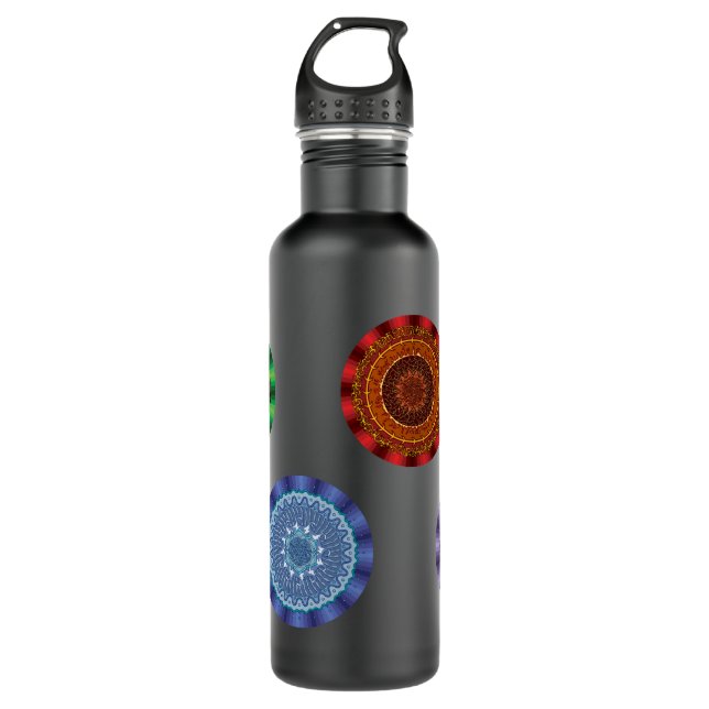 The Elements Mandalas Water Bottle (Front)