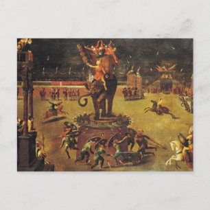The Elephant Carousel Postcard