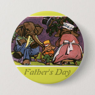 The Elephant Family - 7.5 Cm Round Badge