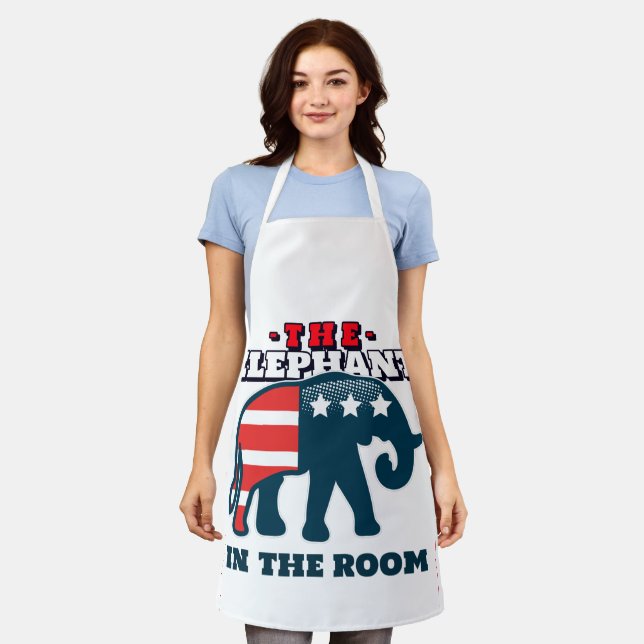 The Elephant in the Room  Apron (Worn)