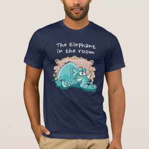 The Elephant In The Room Cartoon T-Shirt
