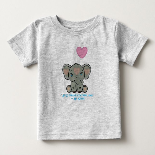 The Elephant Prince- Baby T-Shirt (Front)