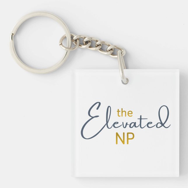 The Elevated NP Logo Key Ring (Front)