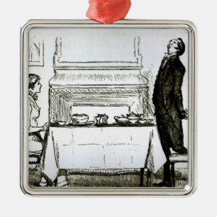 The Elevation of His Feelings' Metal Ornament