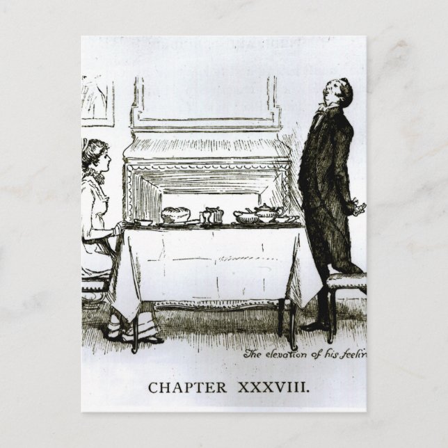 The Elevation of His Feelings' Postcard (Front)