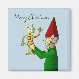 The Elf from Santa Claus Workshop Magnet
