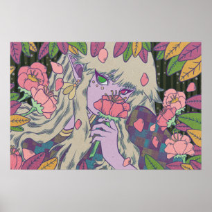 The Elf in the Garden Poster