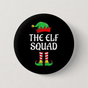The Elf Squad Family Matching Group Christmas Fun 6 Cm Round Badge