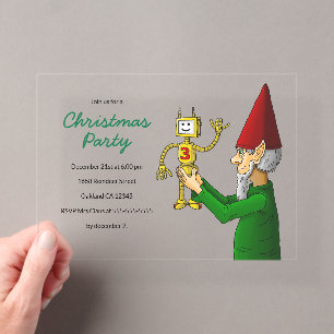 The Elf's Christmas Party Invitation