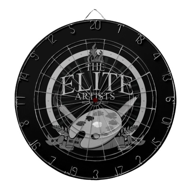 The Elite Artists Dartboard (Front)