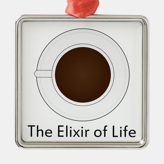 The Elixir of Life Metal Tree Decoration (Front)