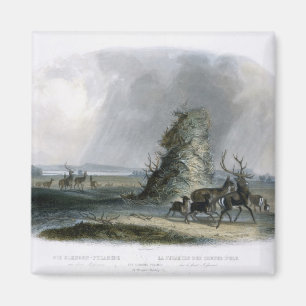 The Elkhorn Pyramid on the Upper Missouri, plate 2 Magnet