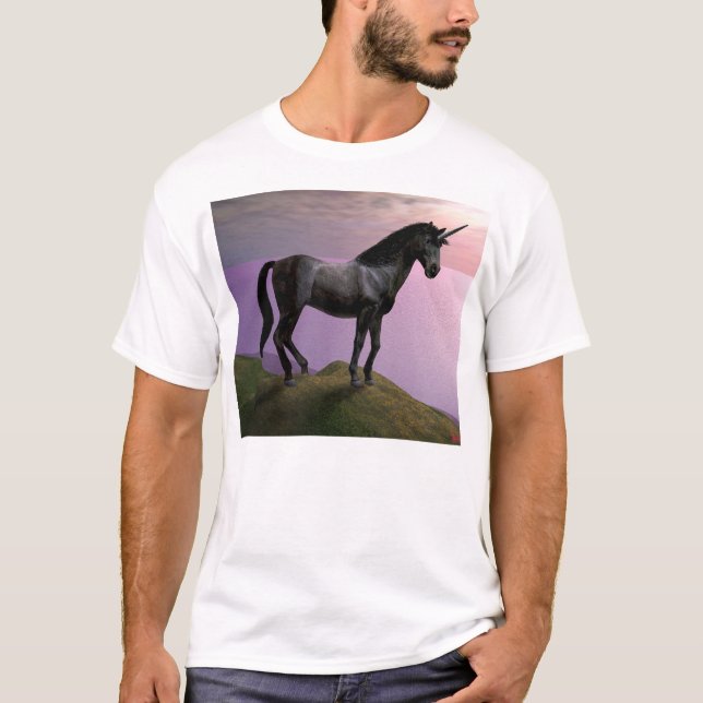 The Elusive Black Unicorn T-Shirt (Front)