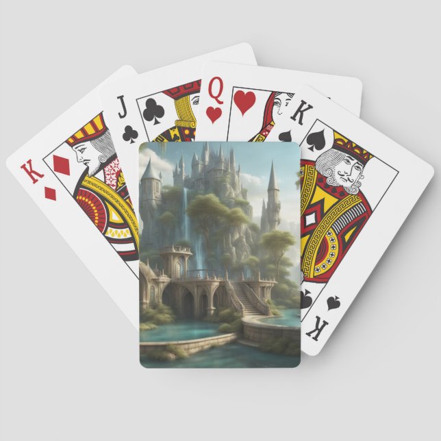 The Elven Worlds  Playing Cards (Back)