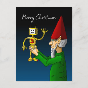 The Elves Toy Robot Postcard