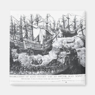 The Embarkation of Henry VIII  at Dover Magnet