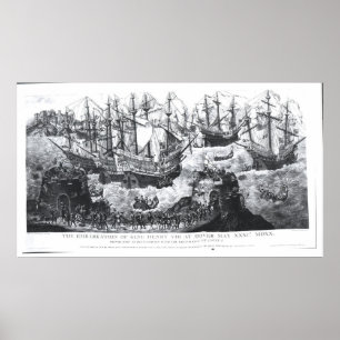 The Embarkation of Henry VIII at Dover Poster