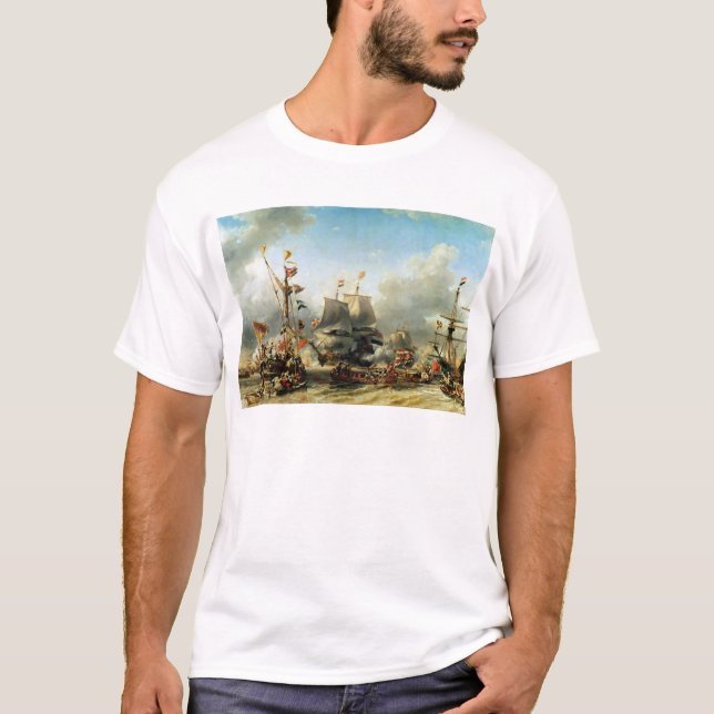 The Embarkation of Ruyter and William de Witt T-Shirt (Front)