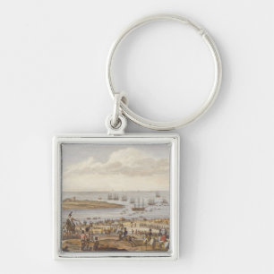 The Embarkation of the English in Holland, 30 Nove Key Ring