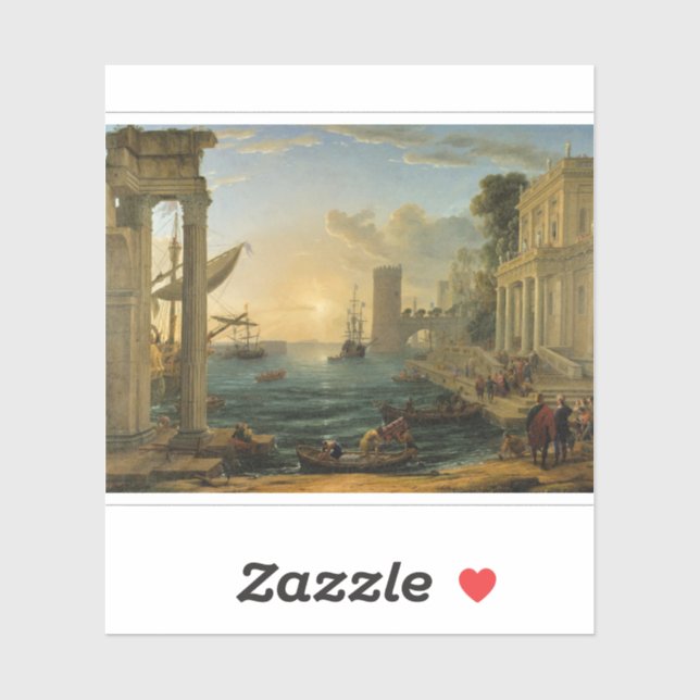 The Embarkation of the Queen of Sheba  (Sheet)