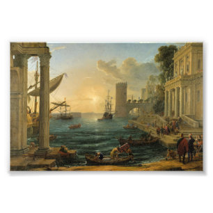 The Embarkation of the Queen of Sheba Photo Print