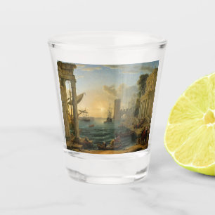 The Embarkation of the Queen of Sheba Shot Glass