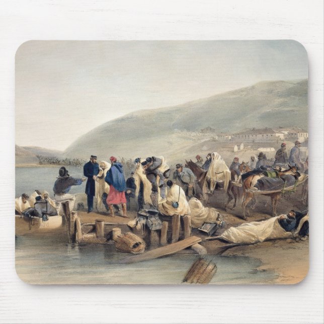 The Embarkation of the Sick at Balaklava Mouse Pad (Front)