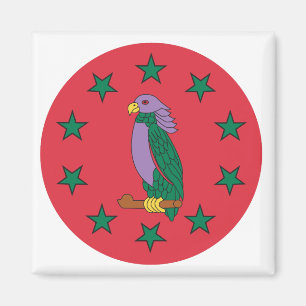 The emblem of Dominica Magnet