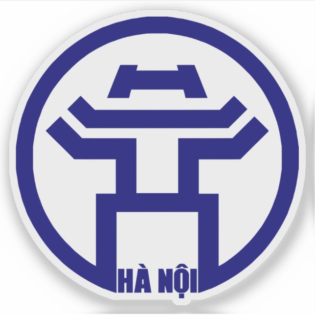 The emblem of Hanoi, Vietnam (Front)