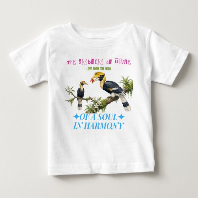 “The Emblem of True Love from the Wild.” Baby T-Shirt (Front)