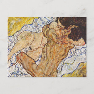 The Embrace Egon Schiele Postcard