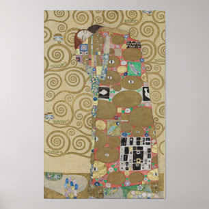 The Embrace (Fulfillment) — Gustav Klimt   Stoclet Poster