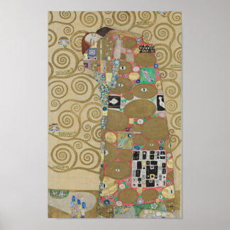 The Embrace (Fulfilment) — Gustav Klimt | Stoclet Poster