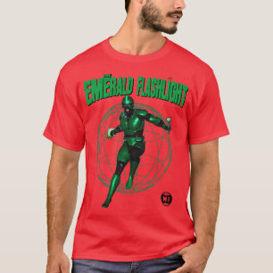 The Emerald Flashlight Hero off brand Parody Hero T-Shirt