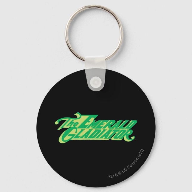 The Emerald Gladiator Key Ring (Front)