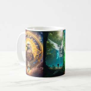 The Emerald Guardian of the Enchanted Grove Coffee Mug
