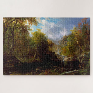 The Emerald Pool, Albert Bierstadt Jigsaw Puzzle
