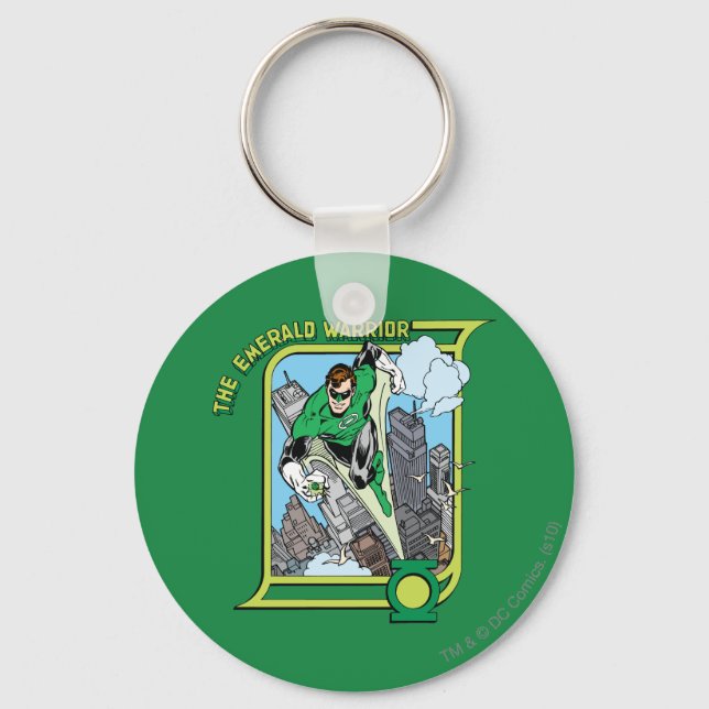 The Emerald Warrior Key Ring (Front)