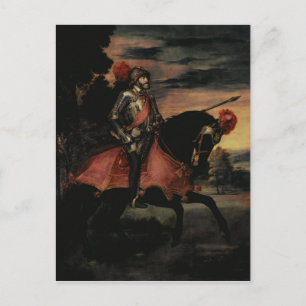 The Emperor Charles V on Horseback Postcard