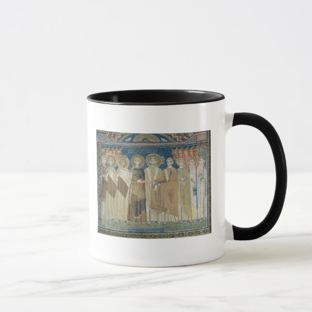 The Emperor Constantine IV grants tax immunity Mug (Right)