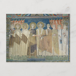 The Emperor Constantine IV grants tax immunity Postcard