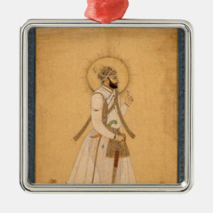 The Emperor Farrukhsiyar (1683-1719) from the Larg Metal Tree Decoration