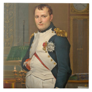 The Emperor Napoleon in His Study at the Tuileries Ceramic Tile