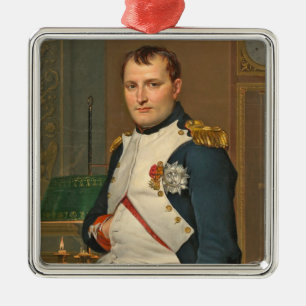 The Emperor Napoleon in His Study at the Tuileries Metal Ornament