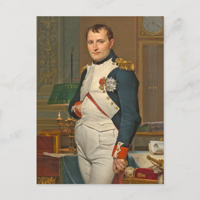 The Emperor Napoleon in His Study at the Tuileries Postcard (Front)